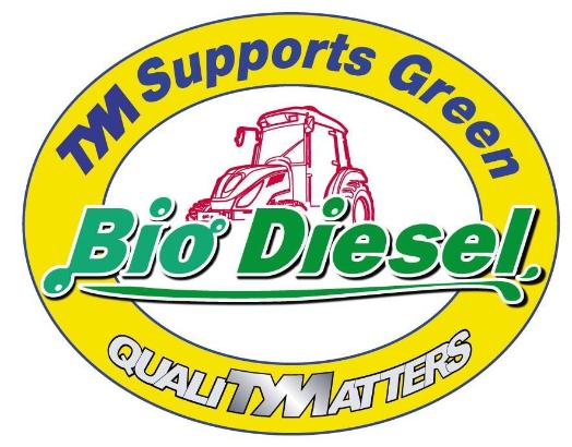 TYM supports Green. Bio Diesel. Qualitymatters